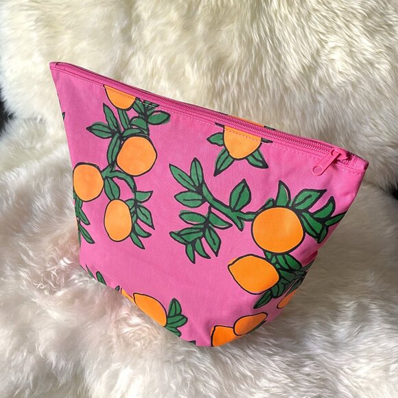 NWOT Baggu Go Pouch Large - Orange Tree - Picture 1 of 9
